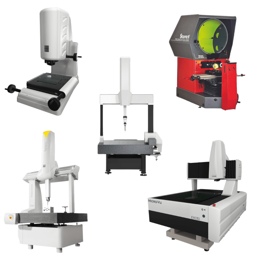 A series of different types of microscopes.